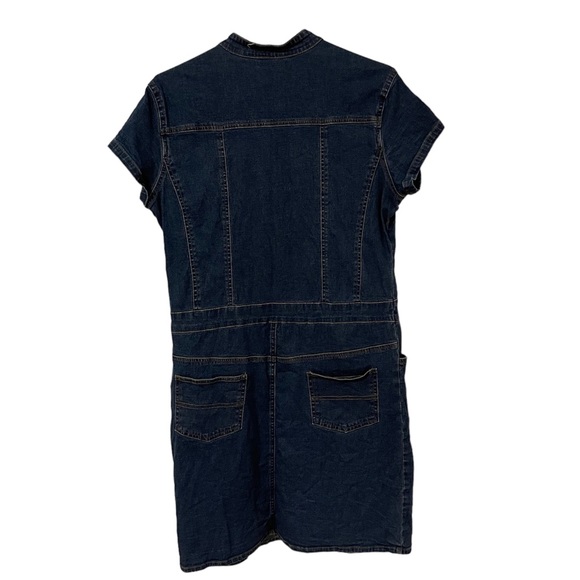 RAG Denim Vintage Button up Dress - Picture 2 of 3
